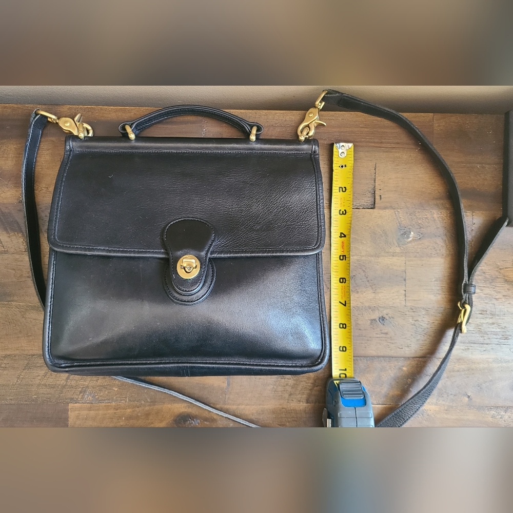 Vintage Coach Willis 9927 Black Leather - Picture 13 of 16